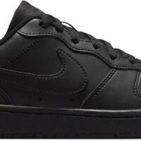 NIKE COURT BOROUGH LOW RECRAFT (GS) BLACK/WHITE-BLACK