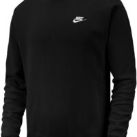 NIKE M NSW CLUB CRW BB BLACK/WHITE/WHITE