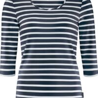 SCHNEIDER SPORTSWEAR DIONNEW-3/4-SHIRT granit/weiß