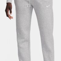 NIKE W NSW PHNX FLC MR PANT STD DK GREY HEATHER/MATTE SILVER/W