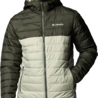 Columbia Powder Lite II Hooded Jacket Safari Window Plaid