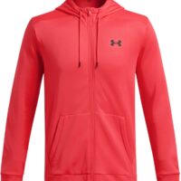 UNDER ARMOUR UA ARMOUR FLEECE FZ HOODIE RACER RED