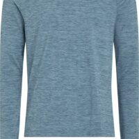 ENERGETICS He.-Langarmshirt Ailo LS M MELANGE/RED DARK/RED