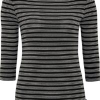 SCHNEIDER SPORTSWEAR SONYAW-3/4-SHIRT schwarz/off-white