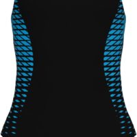 ARENA GIRL'S ARENA OPENINGS SWIMSUIT FIERY CORAL/SCHWARZ