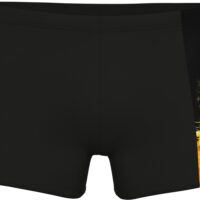ARENA MEN'S ARENA VIBRANT SWIM SHORT BLACK-SILVER MULTI