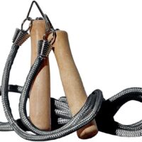 Endurance Jump Rope wooden handle Pearl Grey