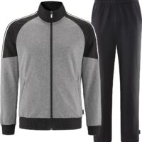 SCHNEIDER SPORTSWEAR FLYNNM-ANZUG stahl-mel./schwarz
